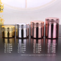 Electroplating 40ml 80ml 90ml 110ml empty child resistant glass storage container jars with lid